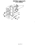 CONTROL PANEL , LITERATURE AND OPTIONAL Diagram and Parts List for MW3200XM0  Whirlpool Microwave