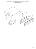 TOP GRILLE AND UNIT COVER Diagram and Parts List for KSSS36QDX03  KitchenAid Refrigerator