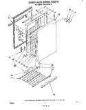 SECTION Diagram and Parts List for EV090FXKN5  Whirlpool Freezer