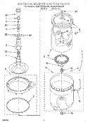 Part Location Diagram of 3361597 Whirlpool TUB-OUTER