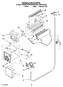 ICEMAKER PARTS, OPTIONAL PARTS (NOT INCLUDED) Diagram and Parts List for ED2NHGXVQ00  Whirlpool Refrigerator