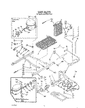 UNIT Diagram and Parts List for JWARG481PW01  Whirlpool Refrigerator