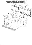 Part Location Diagram of W10222516 Whirlpool MOUNT-CBNT