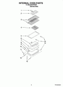 INTERNAL OVEN PARTS Diagram and Parts List for IDC875SS0  Whirlpool Range