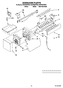 Part Location Diagram of 8170944 Whirlpool RETAINER