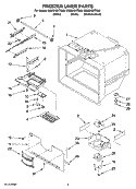 Part Location Diagram of WP67006607 Whirlpool Slide