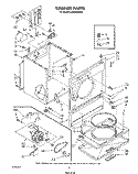 SECTION Diagram and Parts List for LE5800XSW3  Whirlpool Dryer
