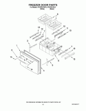 FREEZER DOOR PARTS Diagram and Parts List for KFIS20XVBL3  KitchenAid Refrigerator