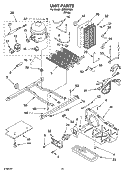 UNIT PARTS Diagram and Parts List for IMQ225300  Inglis Refrigerator