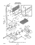 UNIT Diagram and Parts List for KTRS20KWAL00  KitchenAid Refrigerator
