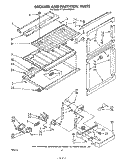 BREAKER AND PARTITION Diagram and Parts List for ET20VKXRWR0  Whirlpool Refrigerator