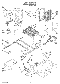 UNIT PARTS Diagram and Parts List for 7GS2FHAXTA01  Whirlpool Refrigerator