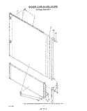DOOR AND PANEL Diagram and Parts List for 4KUDA22ST1  KitchenAid Dishwasher