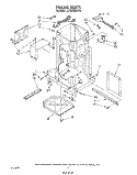 FRAME Diagram and Parts List for JJTU8100XTP0  Whirlpool Trash Compactor
