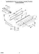 REFRIGERATOR CONTROL PANEL Diagram and Parts List for KSSS42QDX00  KitchenAid Refrigerator