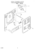 REAR CHASSIS, LIT/OPTIONAL Diagram and Parts List for KGST300FWH2  KitchenAid Range