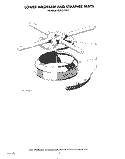 LOWER WASH ARM AND STRAINER Diagram and Parts List for KUDI21DS2  KitchenAid Dishwasher