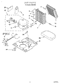 Part Location Diagram of 1185204 Whirlpool EVAPORATOR