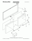 Part Location Diagram of W10246987 Whirlpool PANEL-DOOR