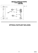 MISCELLANEOUS  PARTS Diagram and Parts List for YLTE5243DQ3  Whirlpool Washer Dryer Combo