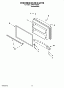 FREEZER DOOR PARTS, OPTIONAL PARTS Diagram and Parts List for 5GR2SHKXLS05  Whirlpool Refrigerator