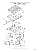 COMPARTMENT SEPARATOR Diagram and Parts List for KTRI18KAAL10  Whirlpool Refrigerator