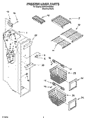 Part Location Diagram of 2301144 Whirlpool BASKET-FZR