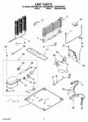 UNIT PARTS Diagram and Parts List for GR9FHMXVB01  Whirlpool Refrigerator