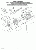 ICEMAKER PARTS, OPTIONAL PARTS (NOT INCLUDED) Diagram and Parts List for KBLS22EVMS00  KitchenAid Refrigerator