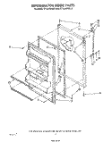 REFRIGERATOR DOOR , NOT ILLUSTRATED Diagram and Parts List for ET16JKXRWR2  Whirlpool Refrigerator