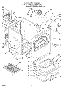 SECTION Diagram and Parts List for KEYS777EZ1  KitchenAid Dryer