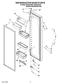 Part Location Diagram of WP2223879 Whirlpool DOOR-COMP