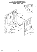 REAR CHASSIS, OPTIONAL Diagram and Parts List for KESC300BAL2  KitchenAid Range