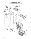 FREEZER LINER Diagram and Parts List for ED25DQXAW01  Whirlpool Refrigerator