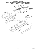 Part Location Diagram of 2220445 Whirlpool OVERLAY