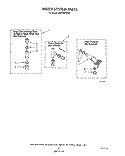 WATER SYSTEM Diagram and Parts List for LA8400XWF0  Whirlpool Washer
