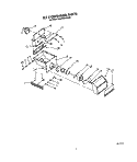 ICE CONTAINER Diagram and Parts List for KSSS42DWW01  KitchenAid Refrigerator