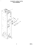 FREEZER LINER Diagram and Parts List for KSSS48MDX02  KitchenAid Refrigerator