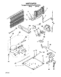 UNIT Diagram and Parts List for ET20GKXDN10  Whirlpool Refrigerator