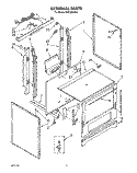 EXTERNAL, LIT/OPTIONAL Diagram and Parts List for SGP335XW0  Roper Range