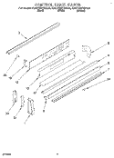 CONTROL PANEL Diagram and Parts List for KDDT207BAL9  KitchenAid Range