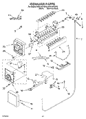 ICEMAKER PARTS Diagram and Parts List for KSSC42FKS02  KitchenAid Refrigerator