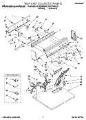 Part Location Diagram of 3396234 Whirlpool Harness, Gas