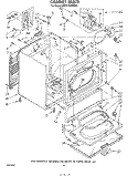 SECTION Diagram and Parts List for KEYE760WAL0  KitchenAid Dryer