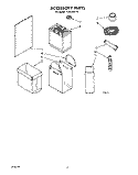 ACCESSORY PARTS Diagram and Parts List for TU8150XTP2  Whirlpool Trash Compactor
