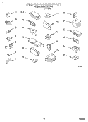 WIRING HARNESS Diagram and Parts List for 3CA2781XSW1  Whirlpool Washer