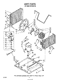 UNIT Diagram and Parts List for AHF25040  Whirlpool Air Conditioner