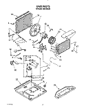UNIT, LIT/OPTIONAL Diagram and Parts List for ACQ102XZ0  Whirlpool Air Conditioner