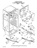 LINER PARTS Diagram and Parts List for W8TXEGFYQ01  Whirlpool Refrigerator