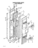 FREEZER DOOR Diagram and Parts List for KSSS42DWX02  KitchenAid Refrigerator